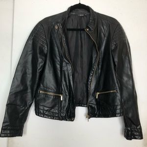 Faux Leather Jacker (flaws)
